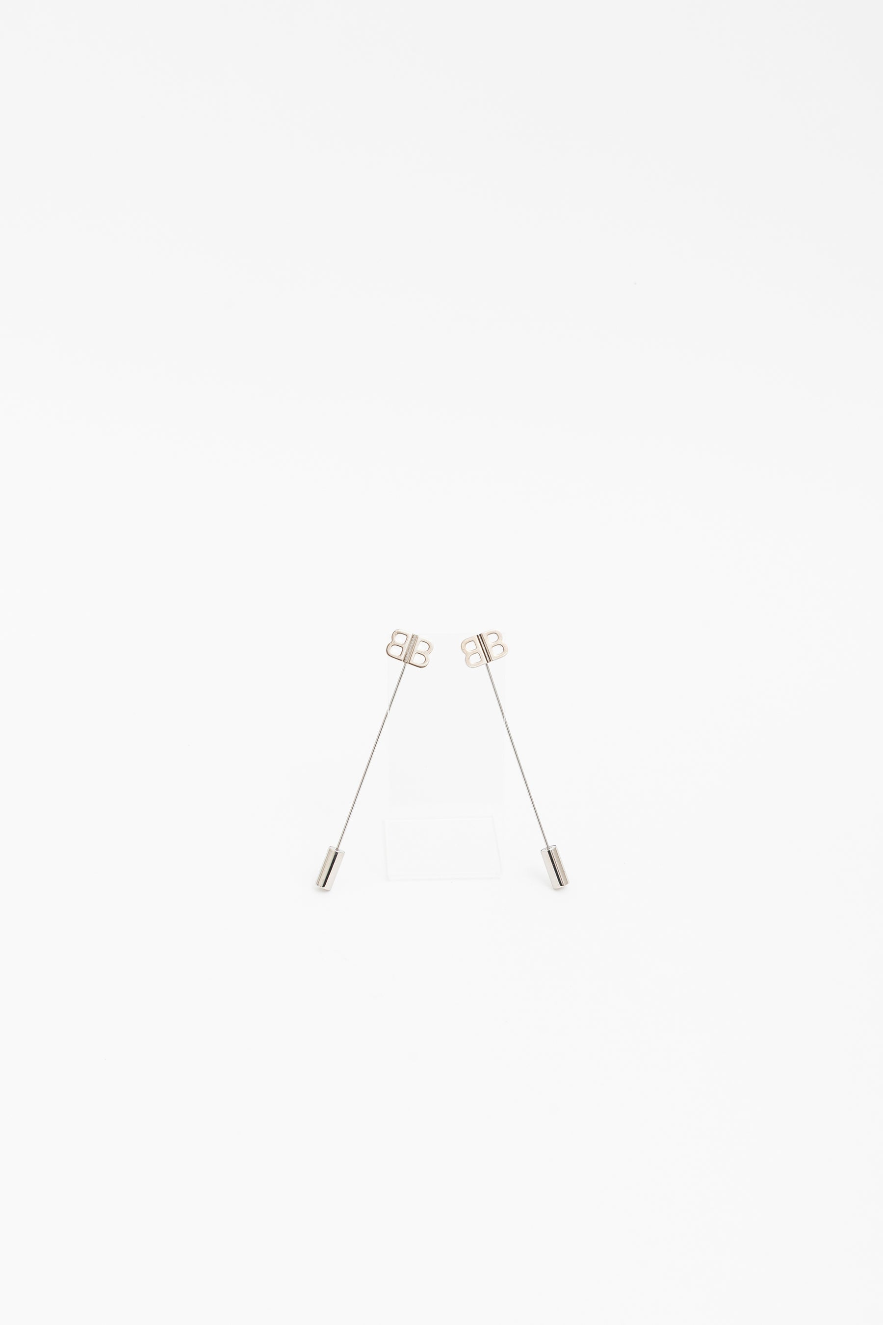 BB Logo Pin Drop Earrings