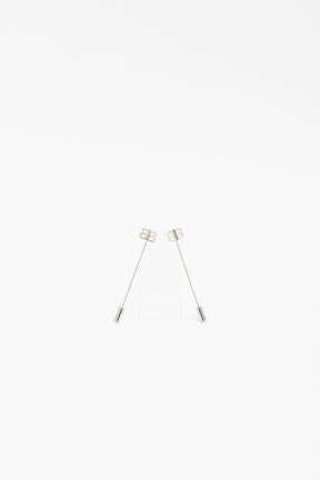 BB Logo Pin Drop Earrings