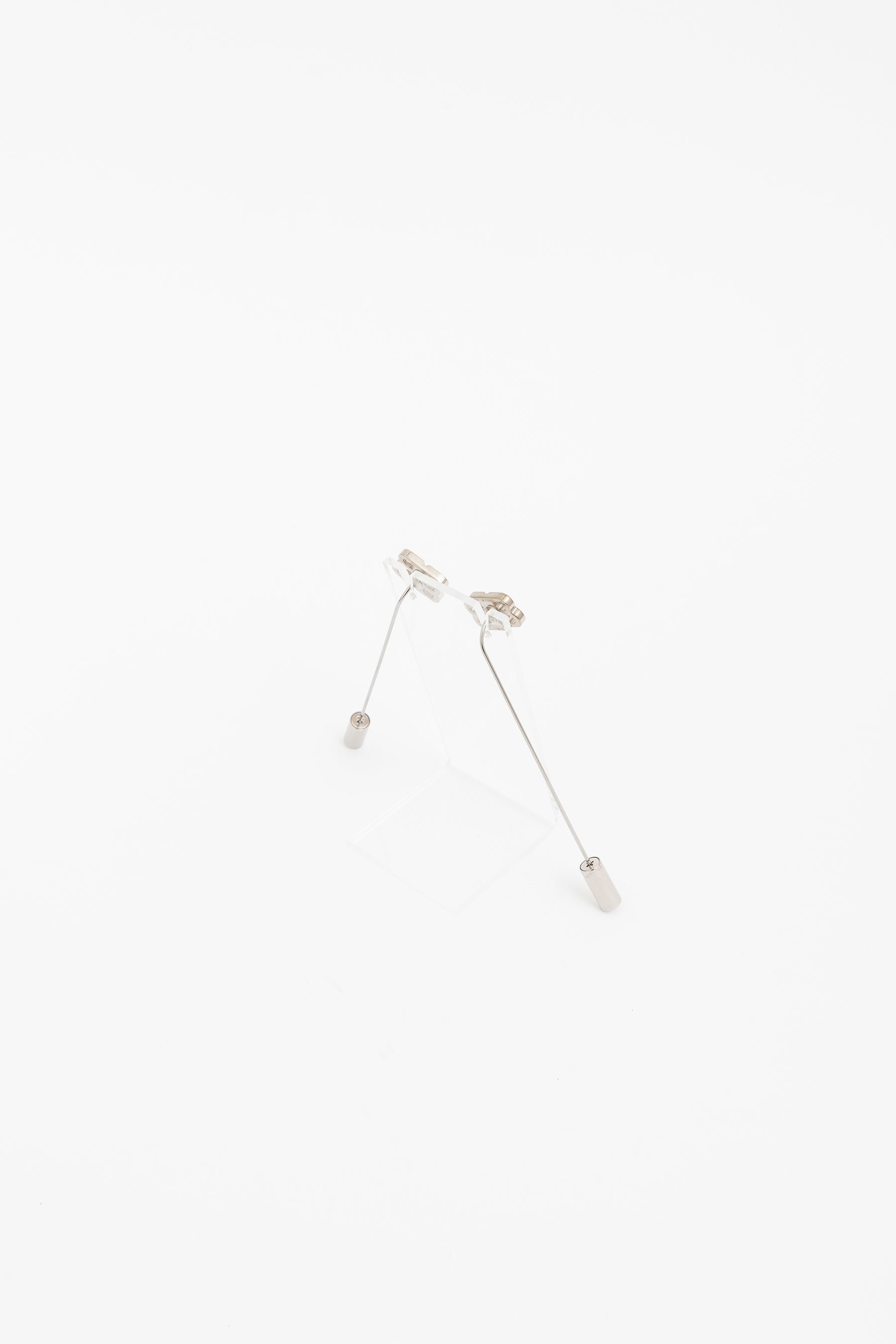 BB Logo Pin Drop Earrings