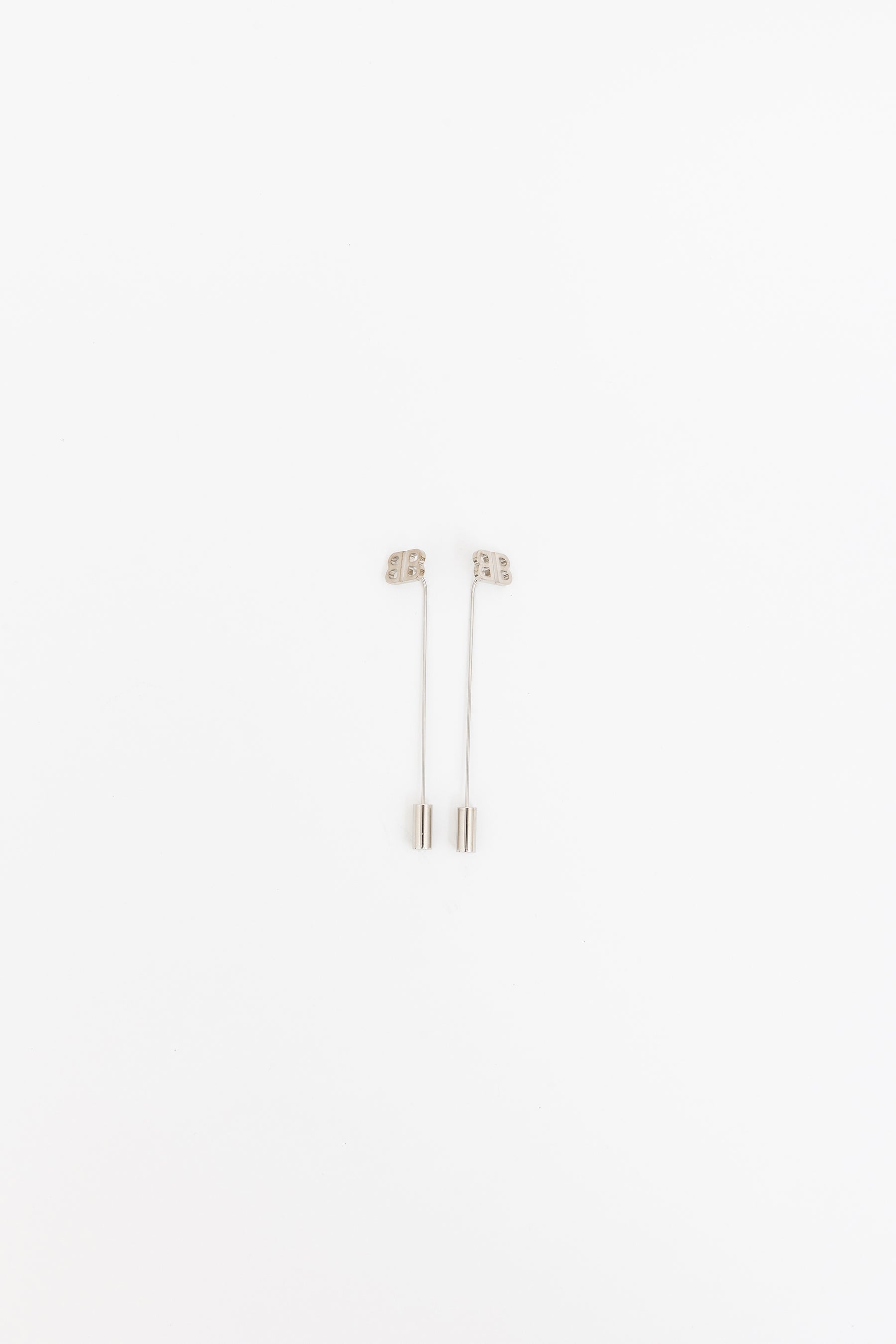 BB Logo Pin Drop Earrings