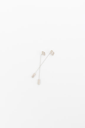 BB Logo Pin Drop Earrings
