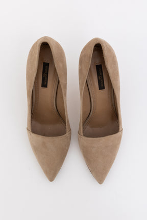 Suede Pumps