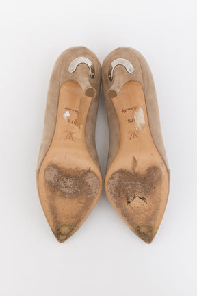 Suede Pumps