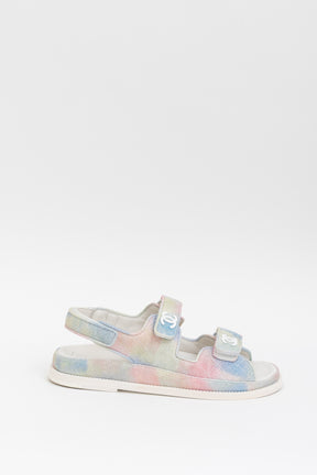 Pastel Rainbow Dad Sandals
