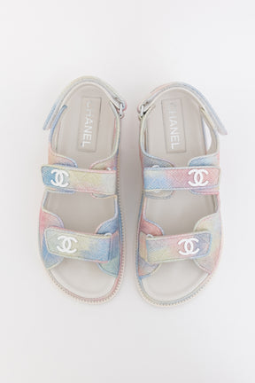 Pastel Rainbow Dad Sandals