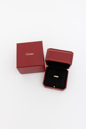 Love Ring in White Gold