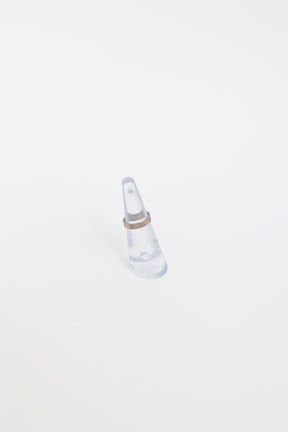 Love Ring in White Gold