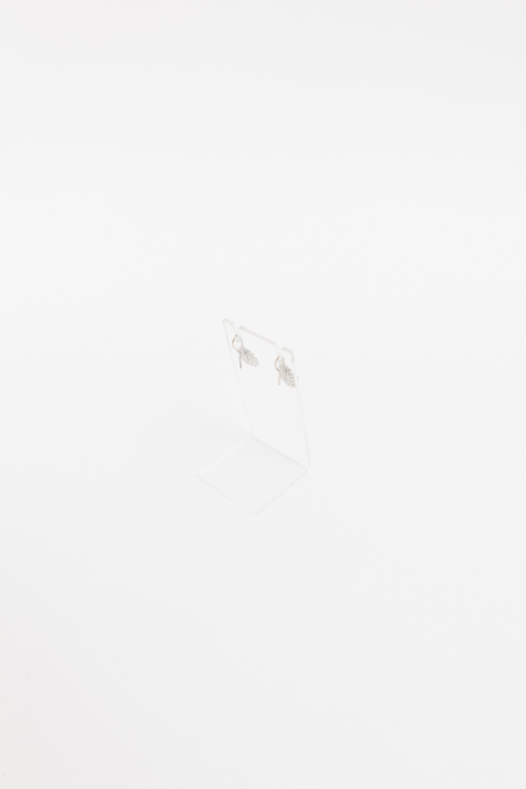 Sunflower Earrings with Pavé Diamonds