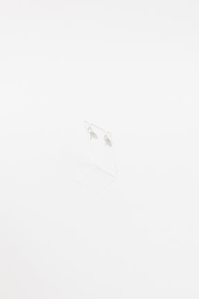 Sunflower Earrings with Pavé Diamonds