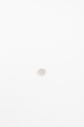 Sunflower Ring with Pavé Diamonds