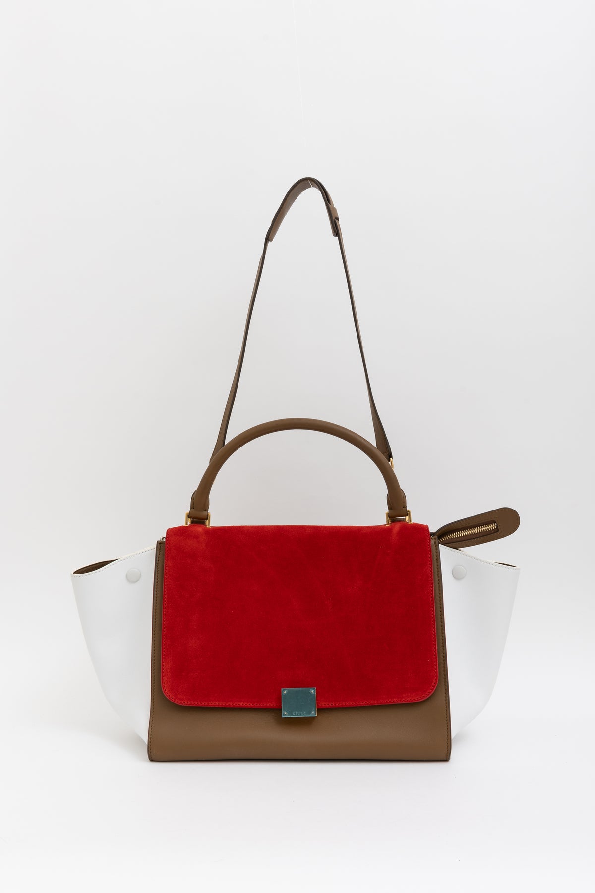 Tri-Colour Trapeze Bag