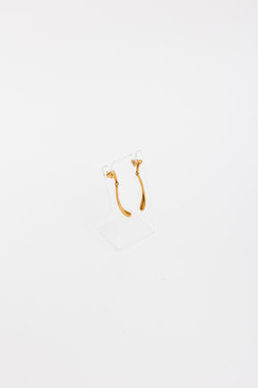 Elsa Peretti Elongated Teardrop Drop Earrings