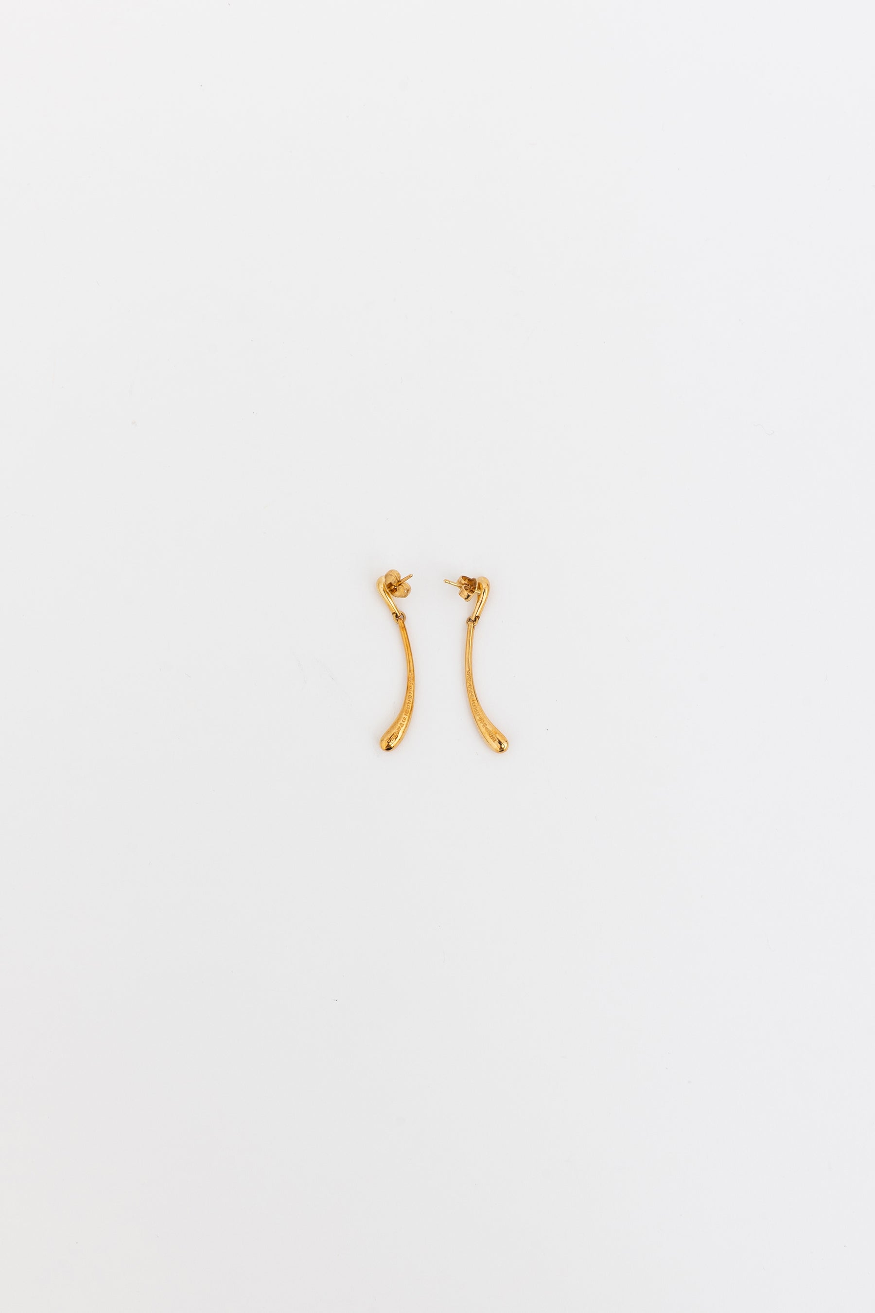 Elsa Peretti Elongated Teardrop Drop Earrings