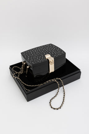 Moonlight Lucite Runway Minaudiere Bag