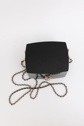 Moonlight Lucite Runway Minaudiere Bag