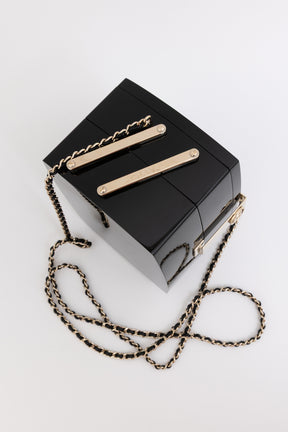 Moonlight Lucite Runway Minaudiere Bag
