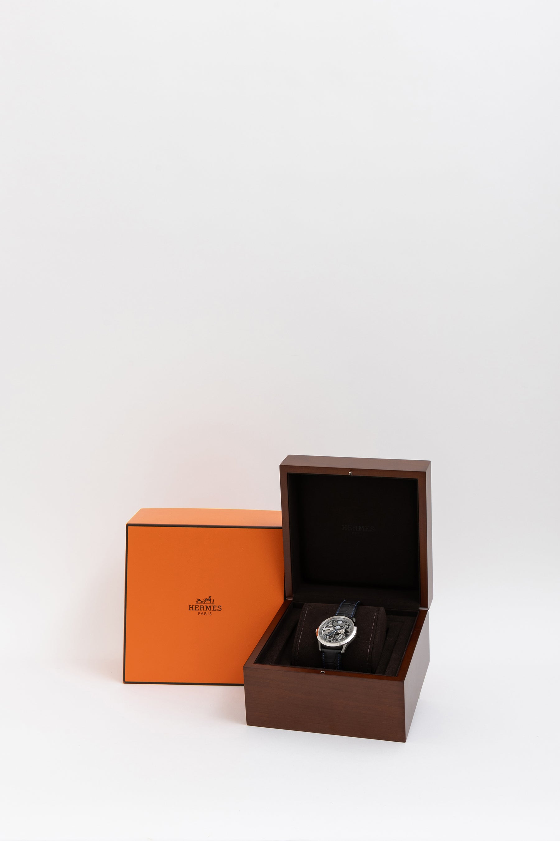 Slim d'Hermès Squelette Lune Watch