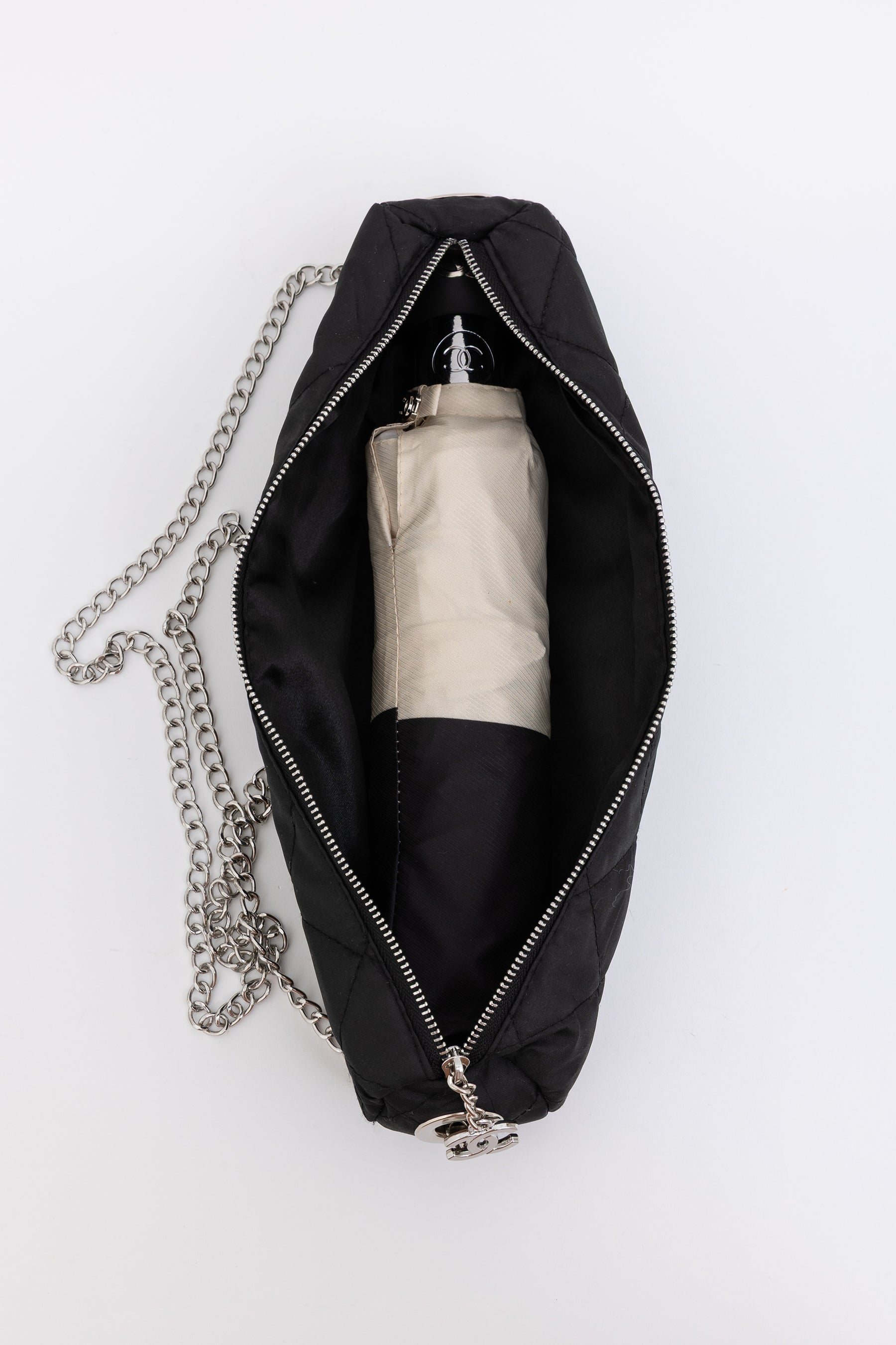 Umbrella with Interlocking CC Logo