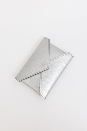 Silver Epi Leather Kirigami Envelope Pochette