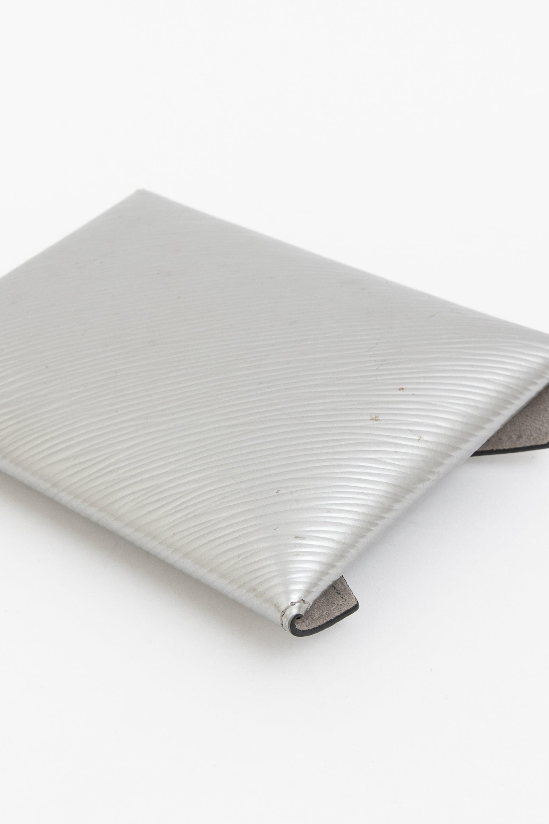 Silver Epi Leather Kirigami Envelope Pochette