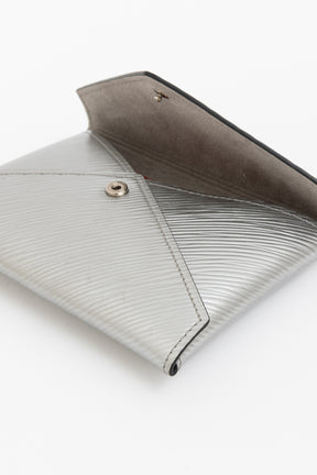 Silver Epi Leather Kirigami Envelope Pochette