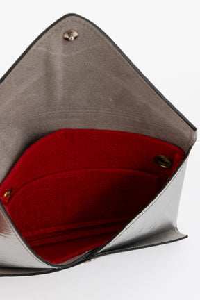 Silver Epi Leather Kirigami Envelope Pochette