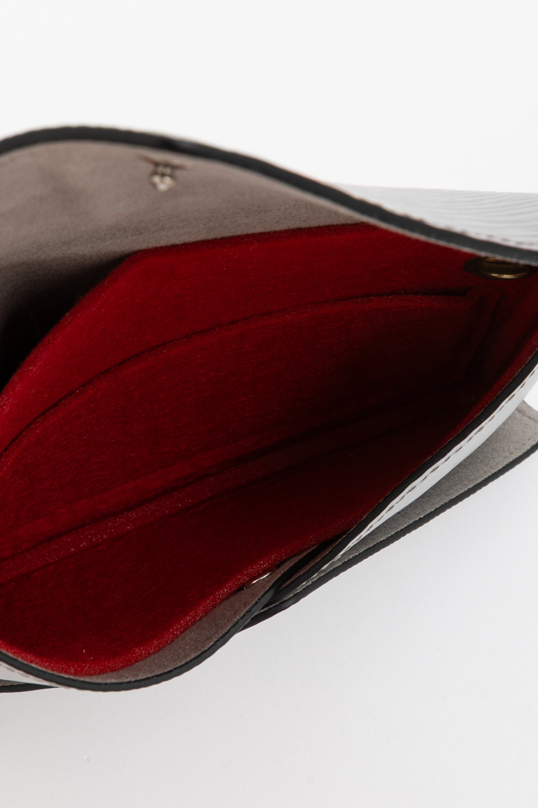 Silver Epi Leather Kirigami Envelope Pochette