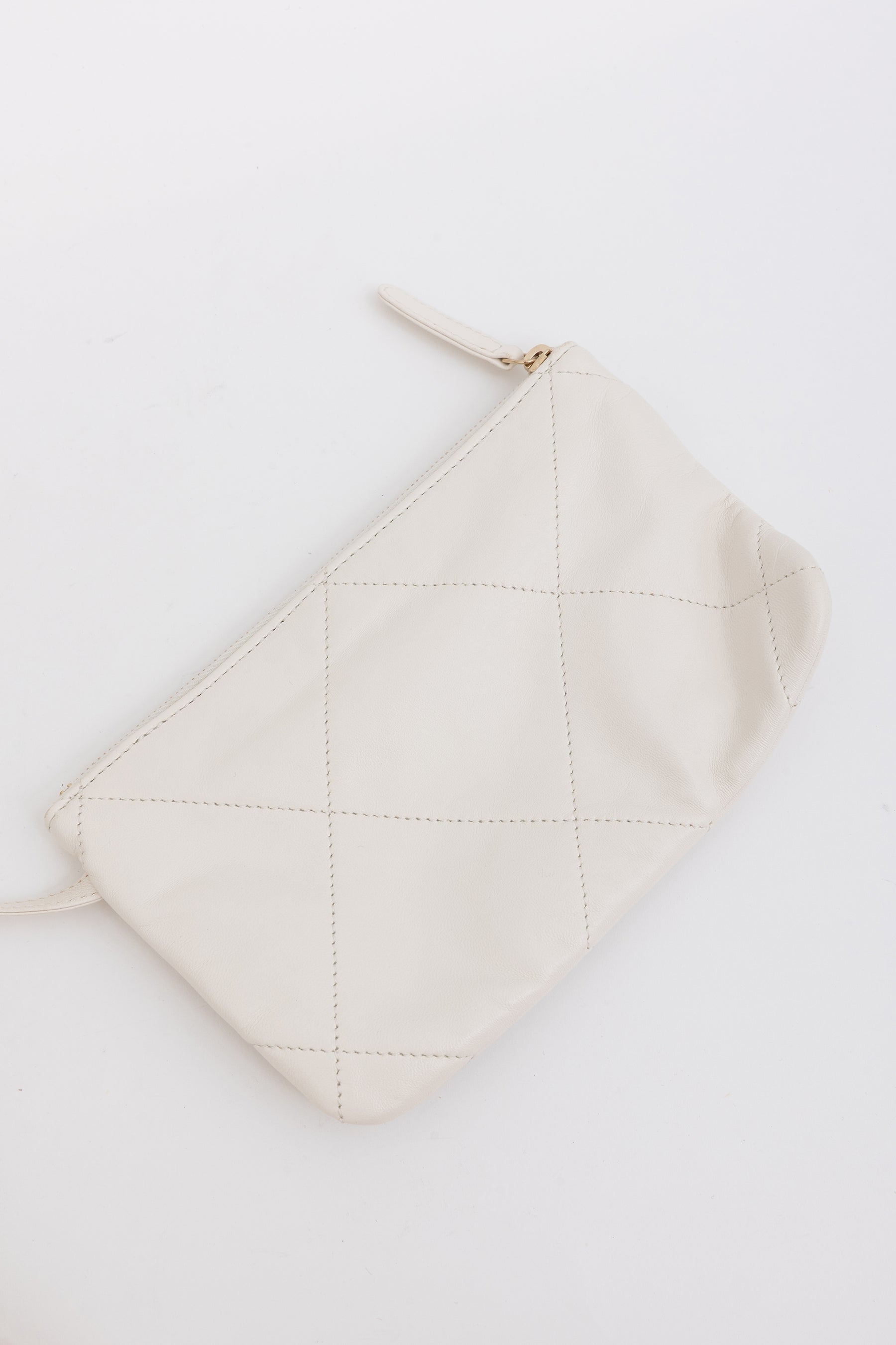 Beige Raffia Tote Bag