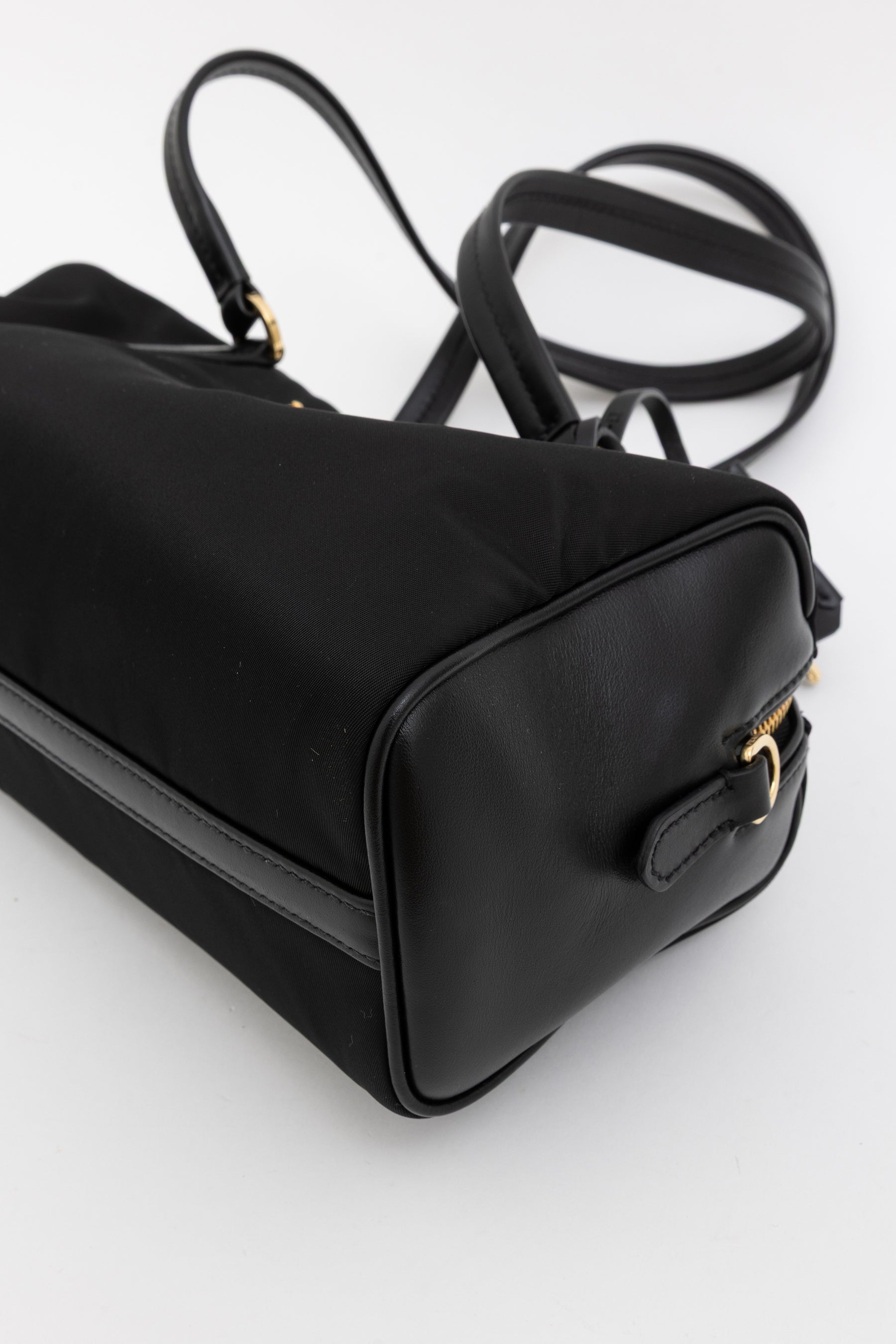 Re-Nylon Small Top Handle Bag