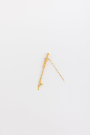 Golden Sceptre Brooch