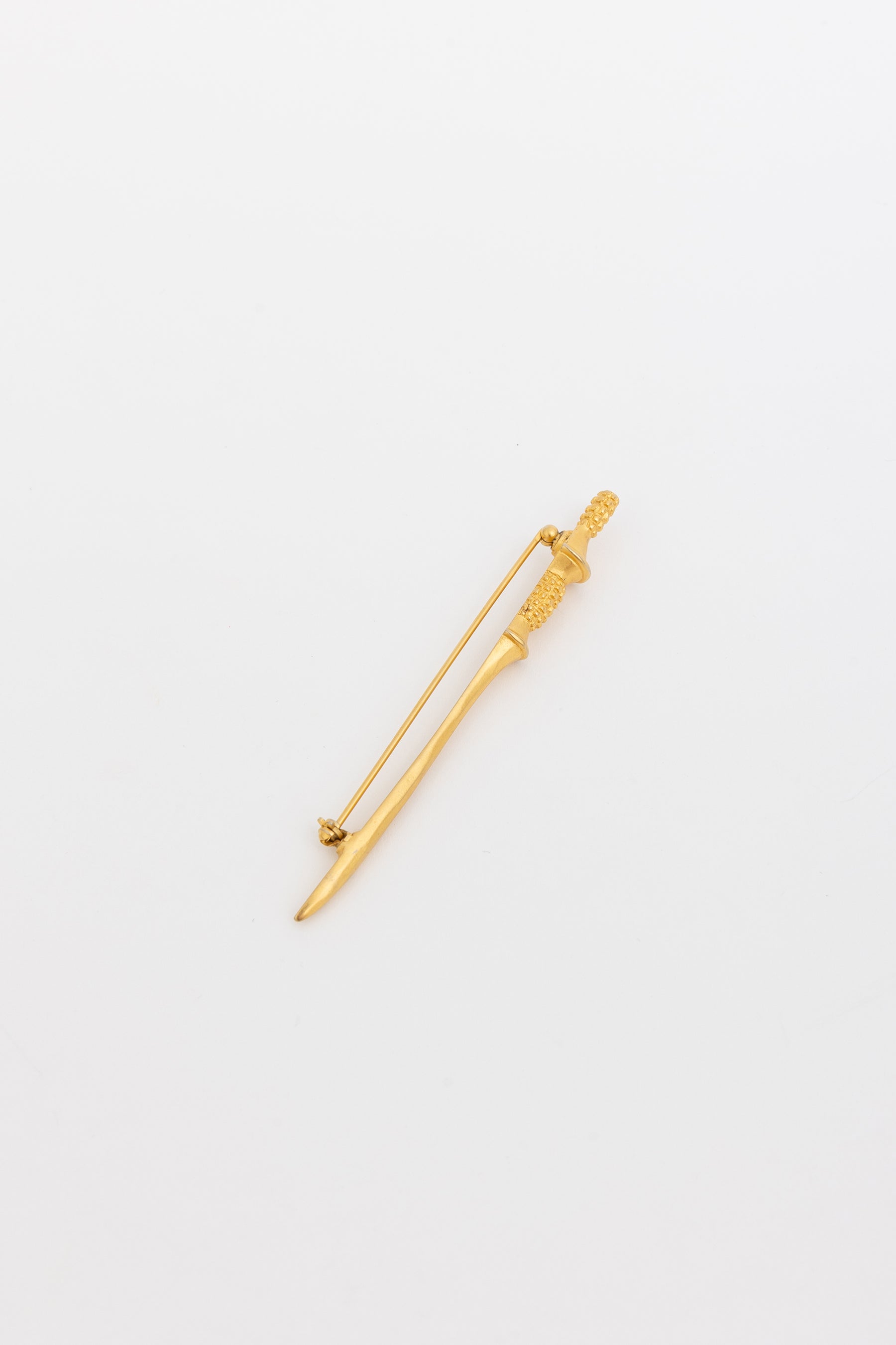 Golden Sceptre Brooch