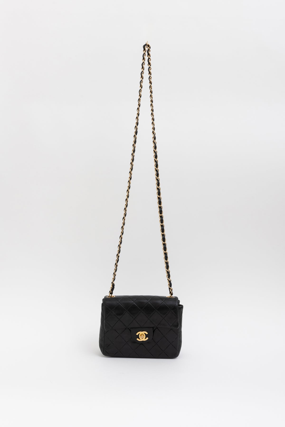 Vintage Mini Square Classic Flap Bag