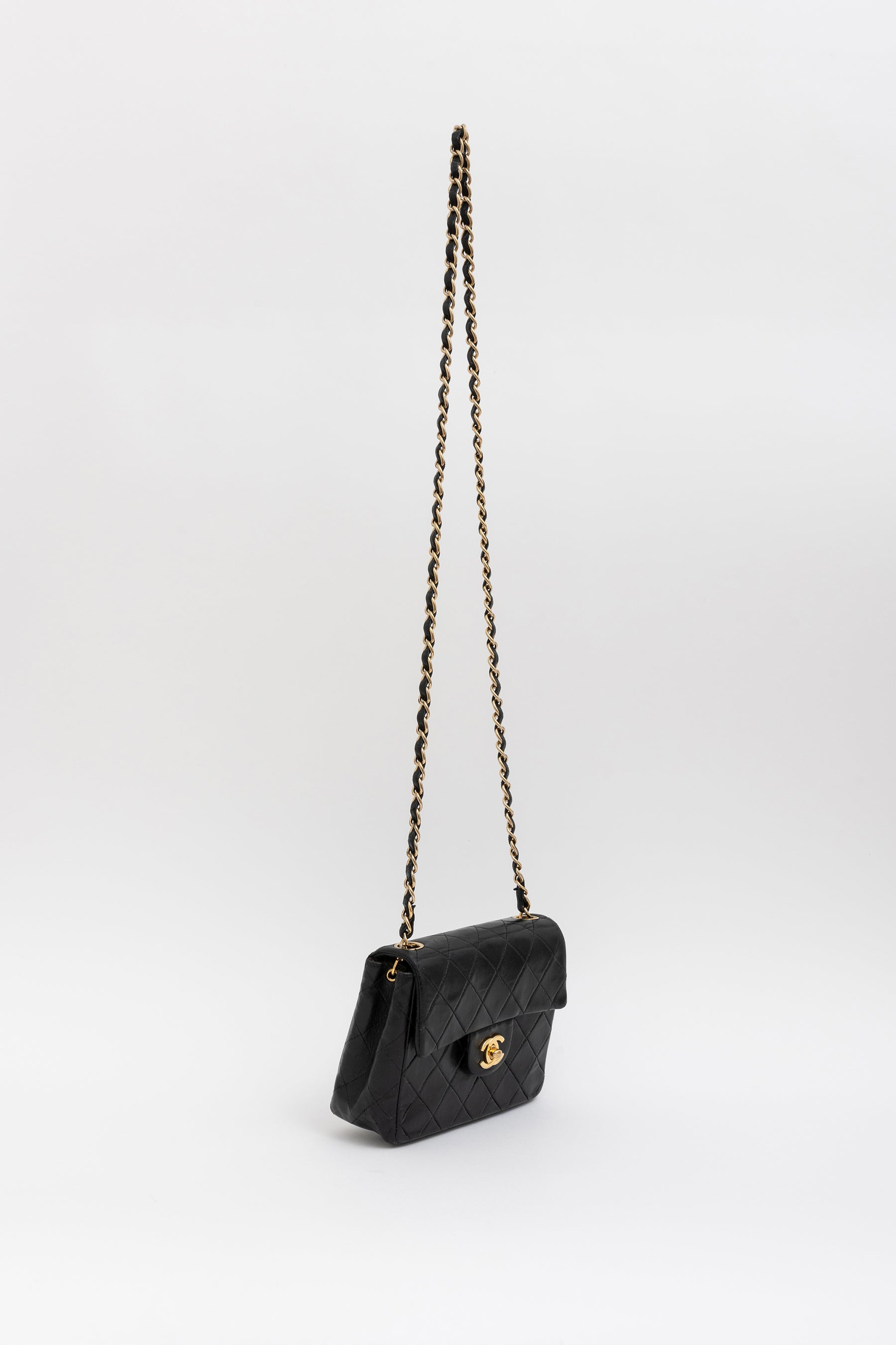 Vintage Mini Square Classic Flap Bag