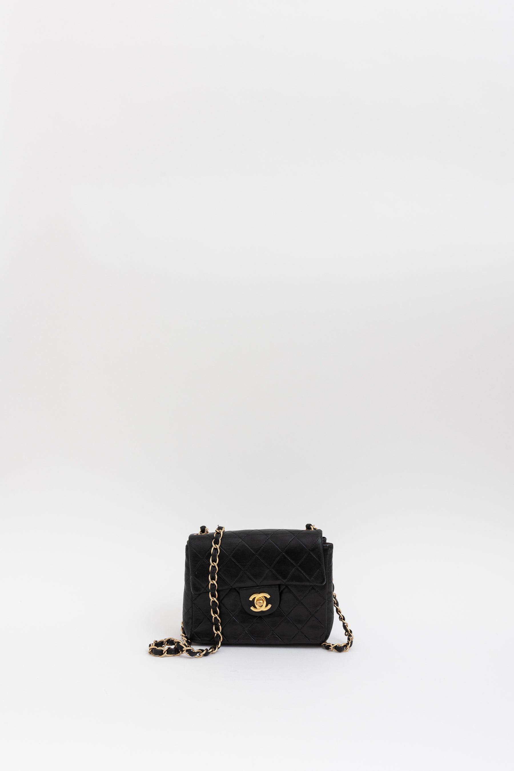 Vintage Mini Square Classic Flap Bag