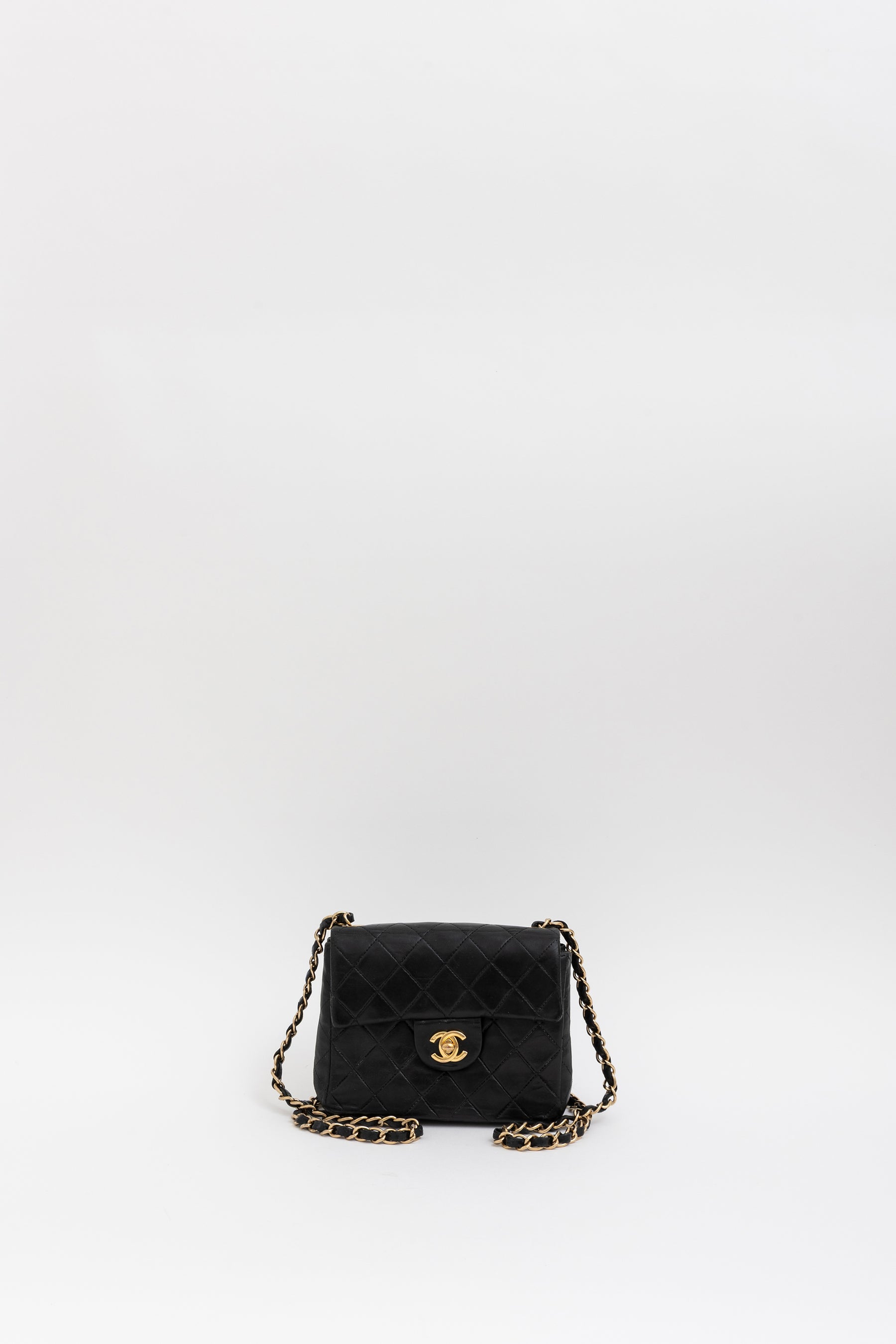 Vintage Mini Square Classic Flap Bag