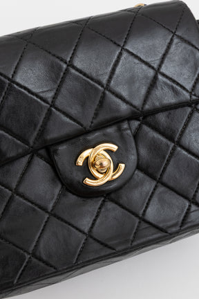 Vintage Mini Square Classic Flap Bag