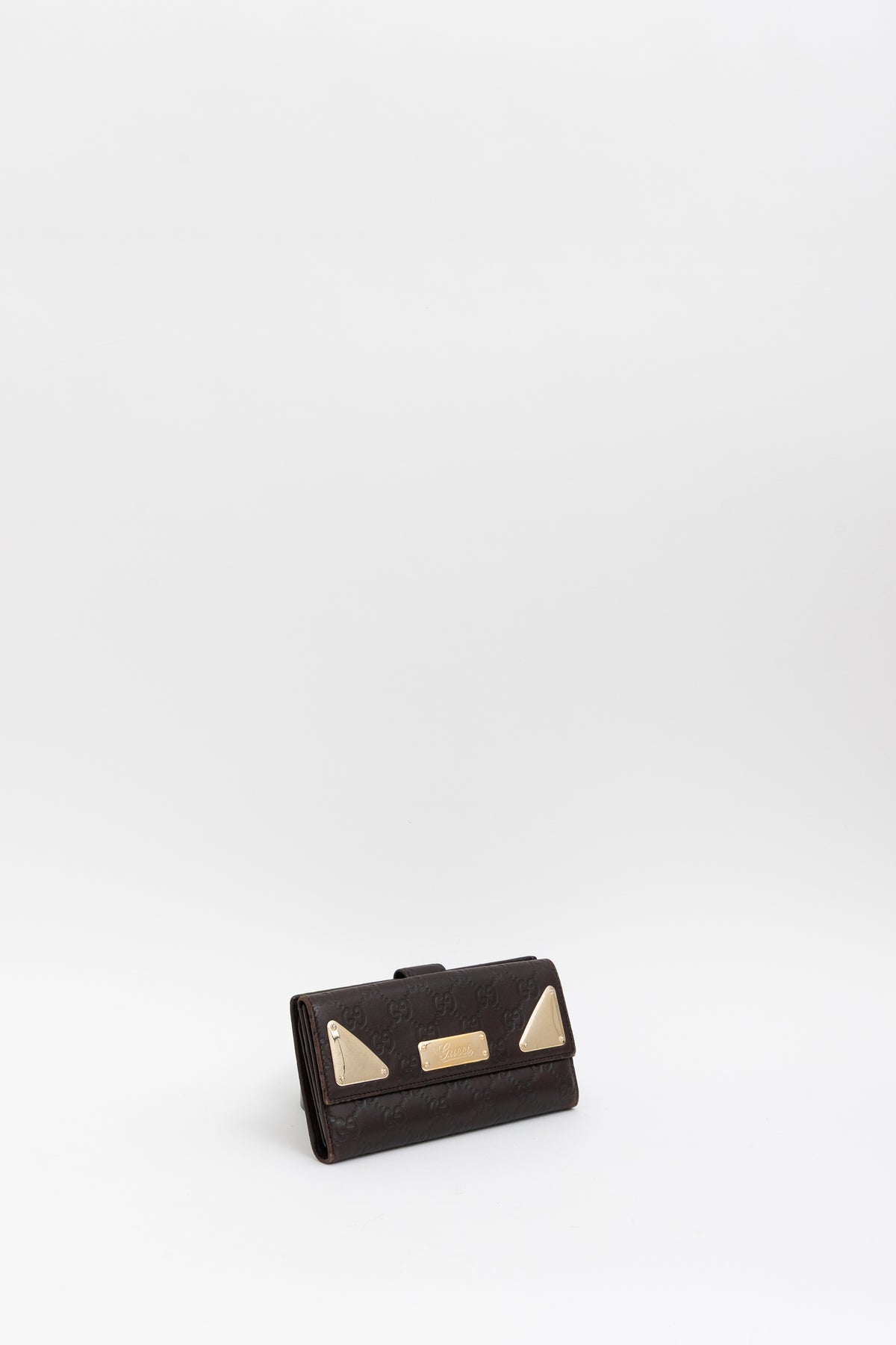 Guccissima Leather Flap Continental Wallet