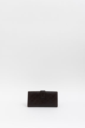 Guccissima Leather Flap Continental Wallet
