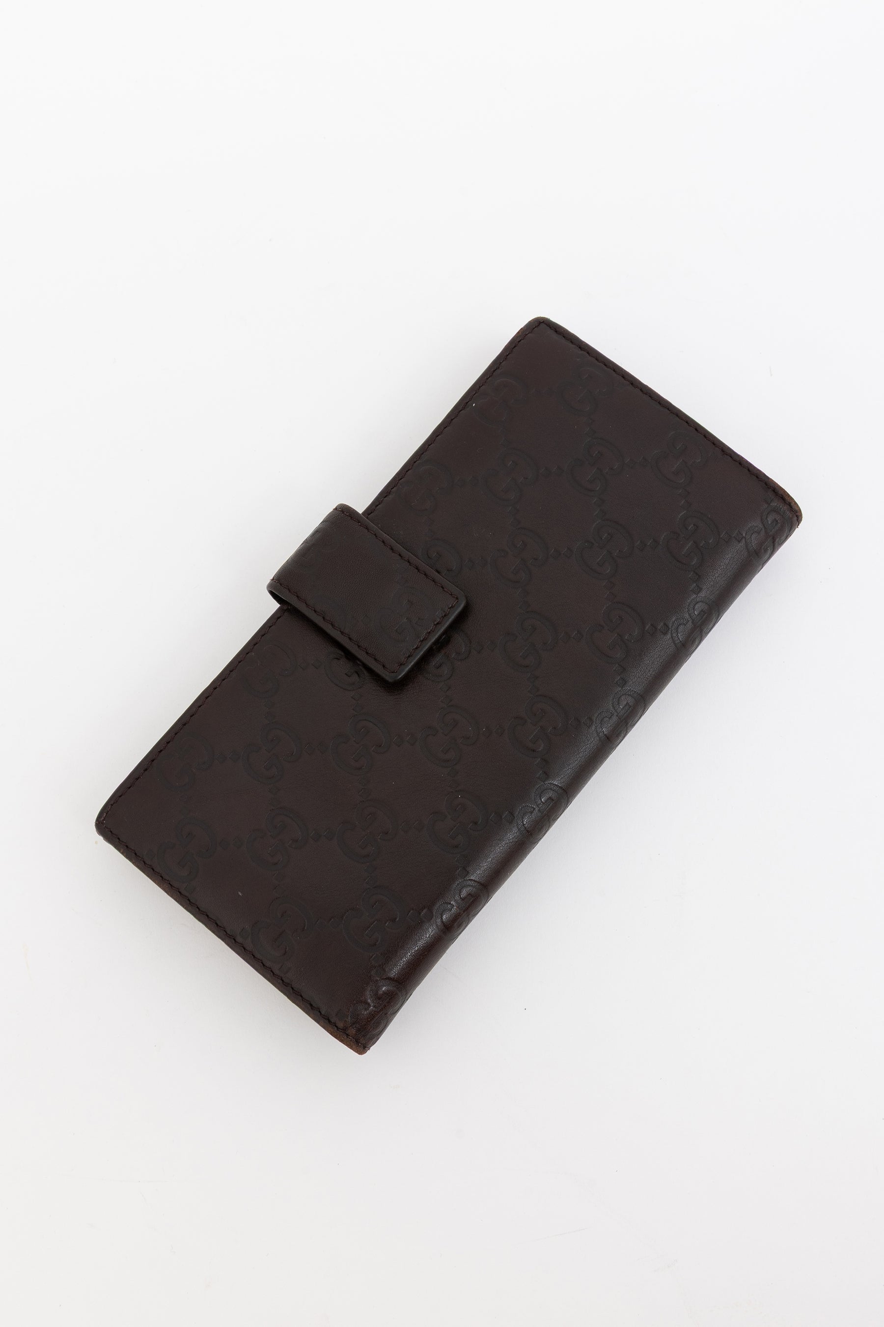 Guccissima Leather Flap Continental Wallet