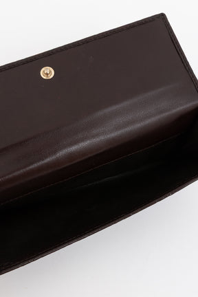 Guccissima Leather Flap Continental Wallet