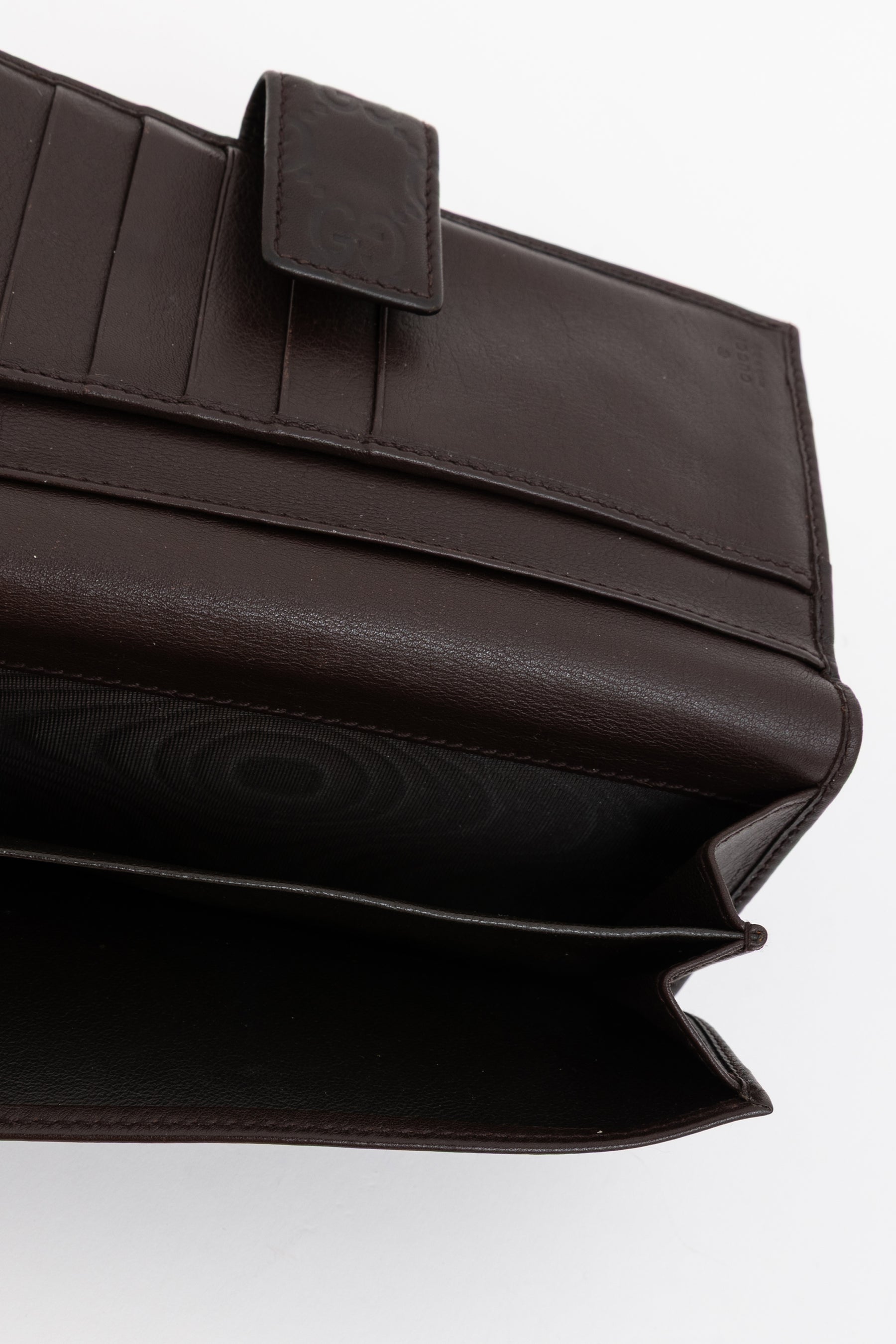 Guccissima Leather Flap Continental Wallet