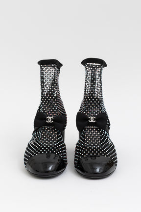 Crystal Net Sock Boots