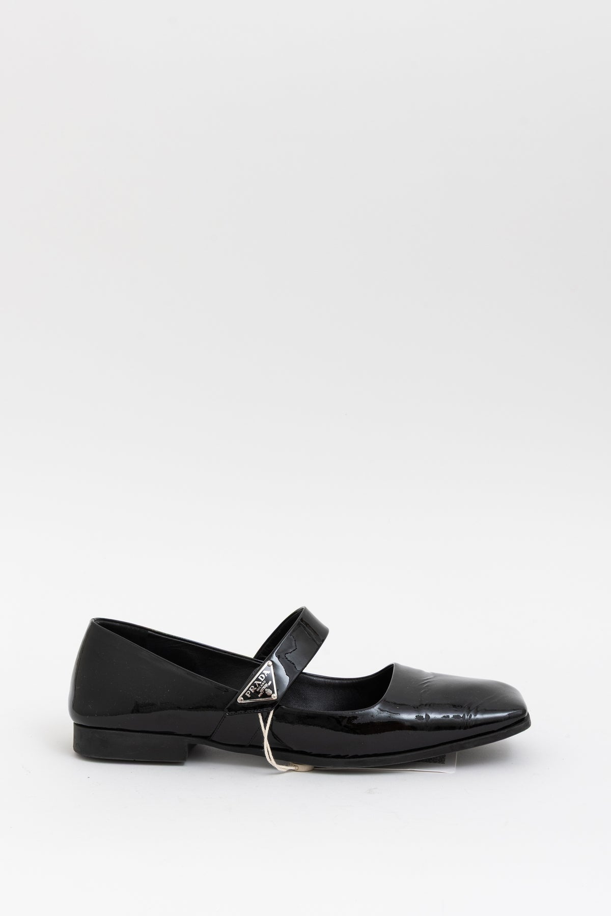 Square-Toe Mary Jane Flats