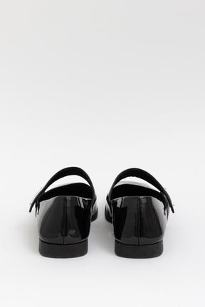 Square-Toe Mary Jane Flats