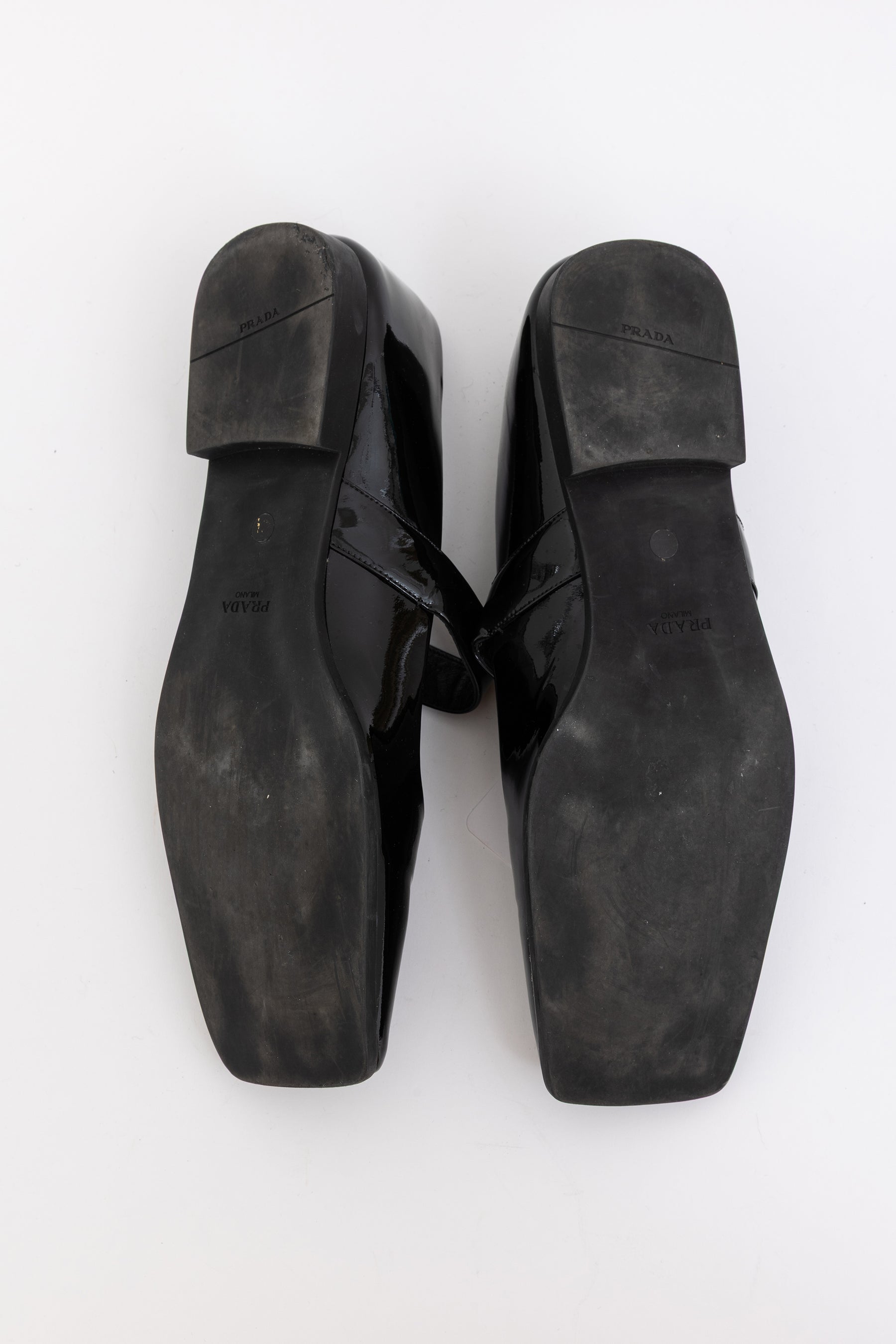 Square-Toe Mary Jane Flats