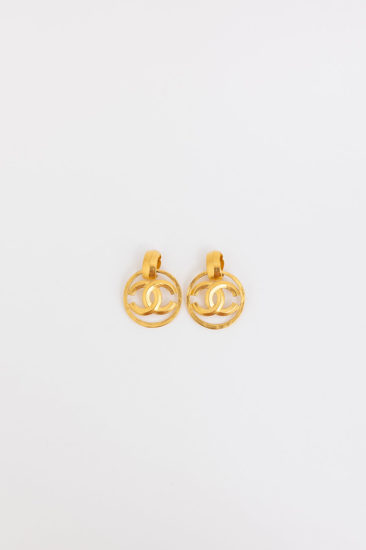 Vintage CC Clip-On Earrings