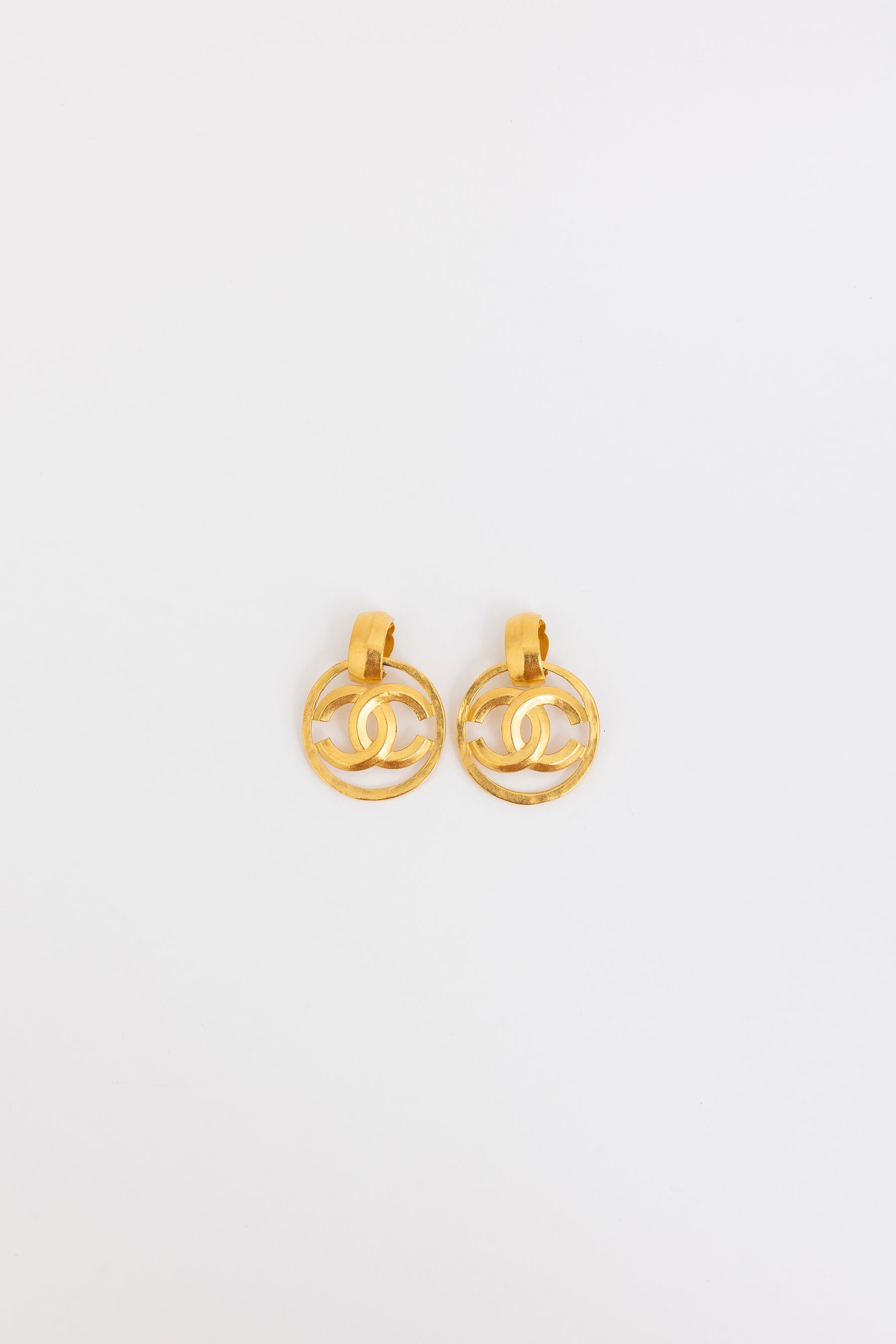 Vintage CC Clip-On Earrings