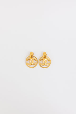 Vintage CC Clip-On Earrings