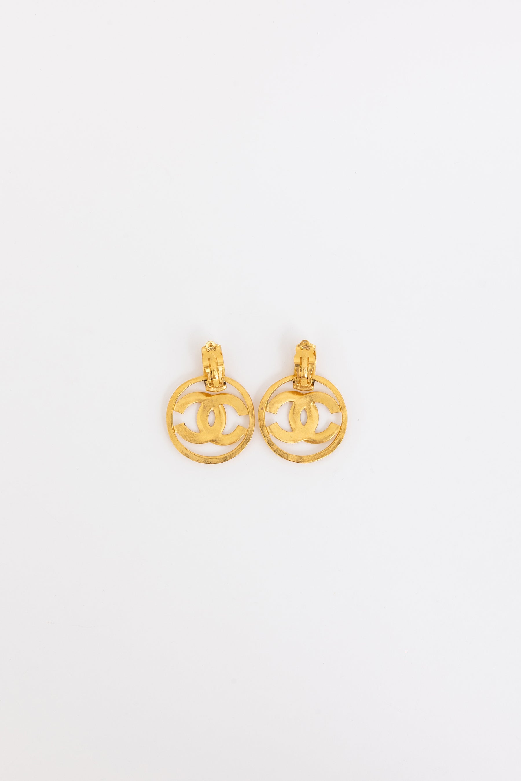 Vintage CC Clip-On Earrings