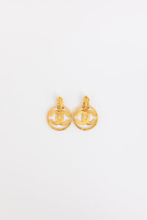 Vintage CC Clip-On Earrings
